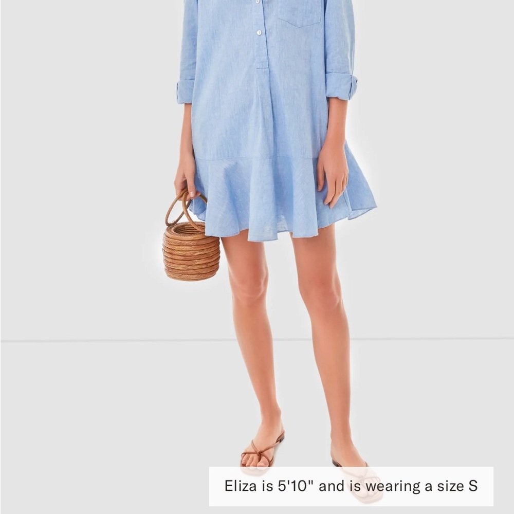 Tuckernuck Light Blue Chambray Dress
